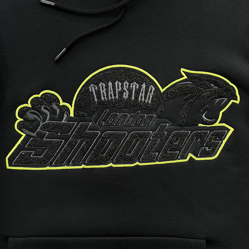 252¥ SHOOTERS HOODED TRACKSUIT - BLACK/LIME Sale price | Yupoo - Image 9