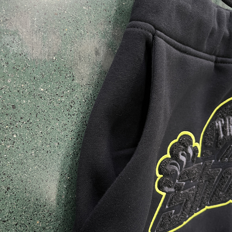 252¥ SHOOTERS HOODED TRACKSUIT - BLACK/LIME Sale price | Yupoo - Image 18