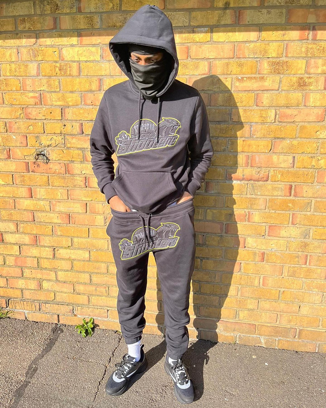 252¥ SHOOTERS HOODED TRACKSUIT - BLACK/LIME Sale price | Yupoo - Image 23