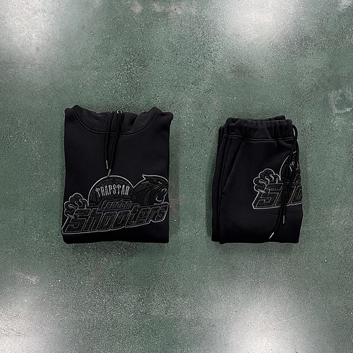 266¥ SHOOTERS HOODIE TRACKSUIT BLACKOUT EDITION-BLACK/BLACK 