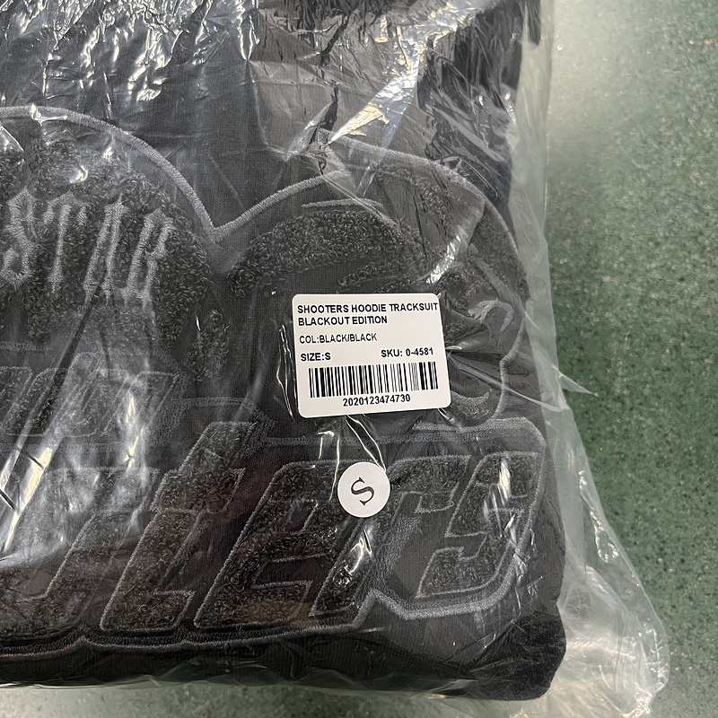 266¥ SHOOTERS HOODIE TRACKSUIT BLACKOUT EDITION-BLACK/BLACK | Yupoo - Image 5