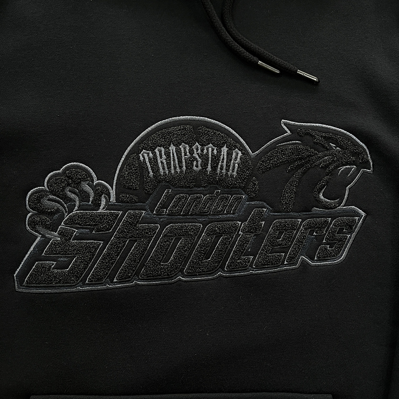 266¥ SHOOTERS HOODIE TRACKSUIT BLACKOUT EDITION-BLACK/BLACK | Yupoo - Image 9