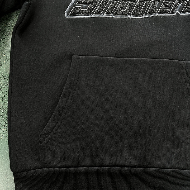 266¥ SHOOTERS HOODIE TRACKSUIT BLACKOUT EDITION-BLACK/BLACK | Yupoo - Image 11