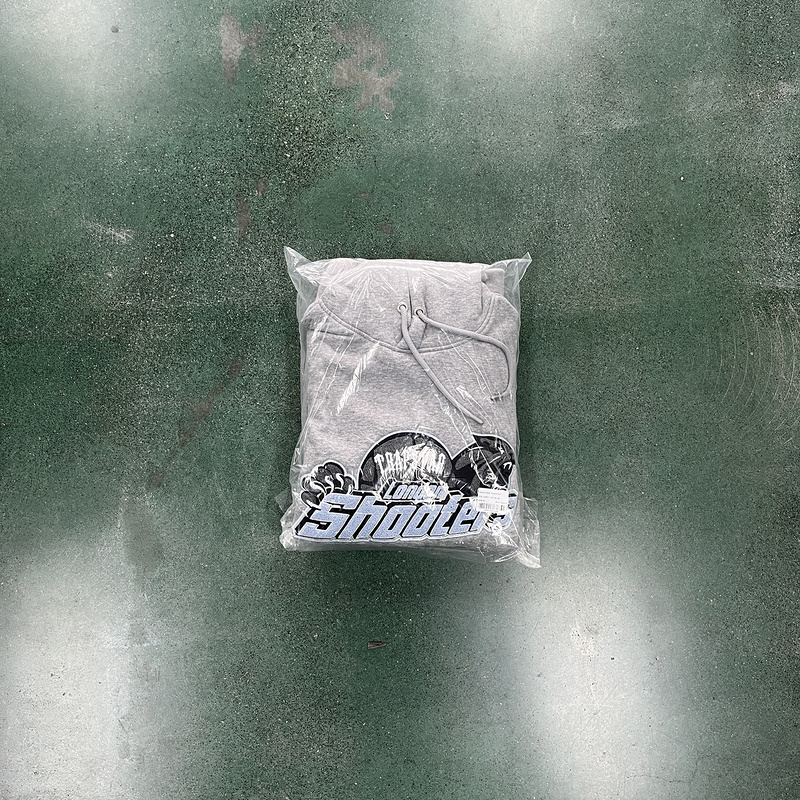 266¥  Shooters Hooded Tracksuit-BLACK-SKYBLUE | Yupoo - Image 4