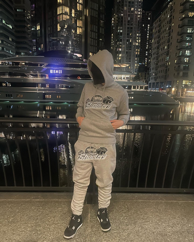 266¥  Shooters Hooded Tracksuit-BLACK-SKYBLUE | Yupoo - Image 30