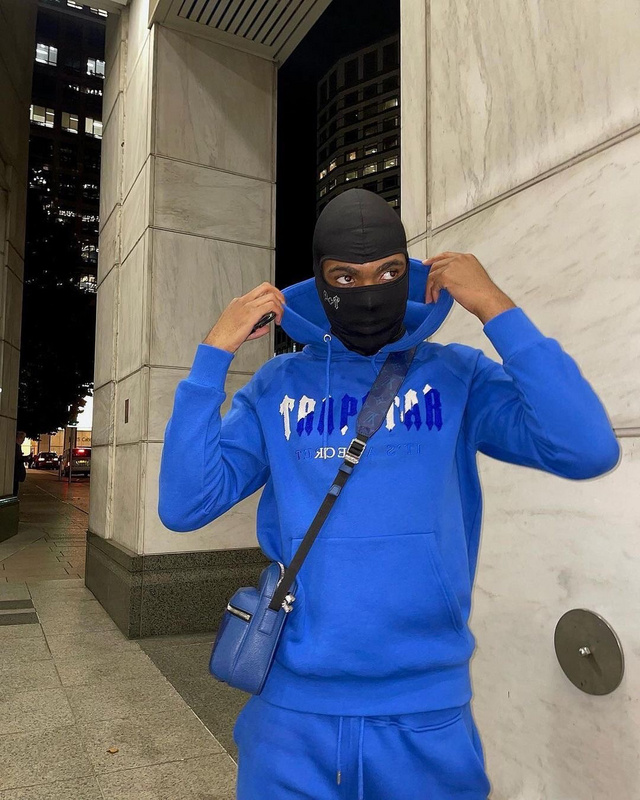 252 ¥ CHENILLE DECODED HOODED TRACKSUIT - DAZZLING BLUE/WHITE | Yupoo - Image 17