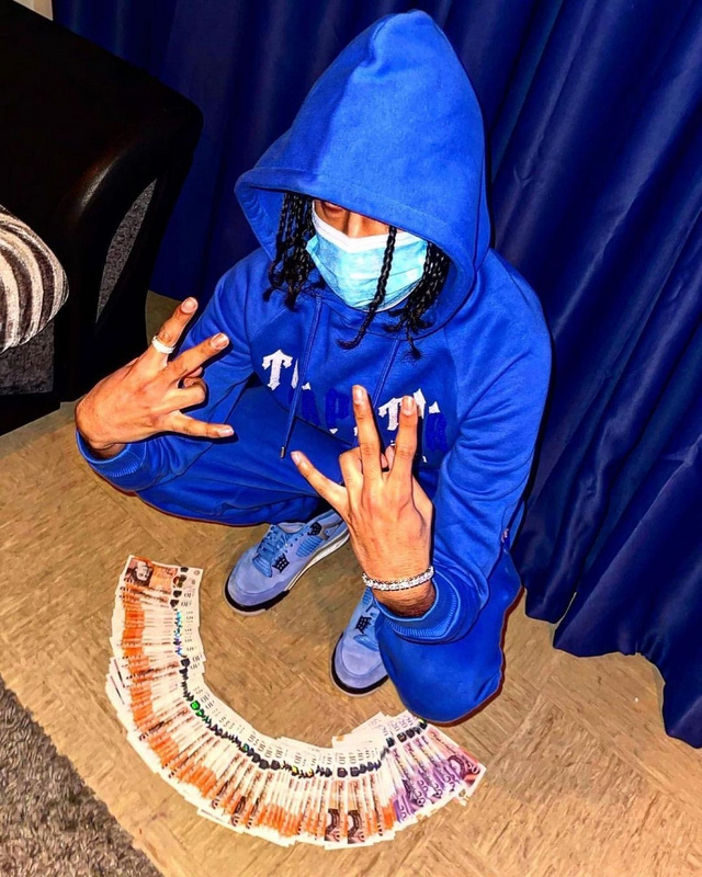 252 ¥ CHENILLE DECODED HOODED TRACKSUIT - DAZZLING BLUE/WHITE | Yupoo - Image 21