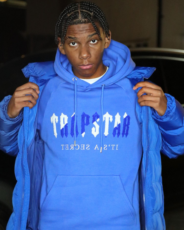 252 ¥ CHENILLE DECODED HOODED TRACKSUIT - DAZZLING BLUE/WHITE | Yupoo - Image 22