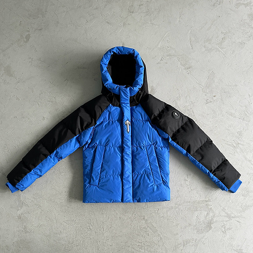 293¥ decoded arch puffer-black blue