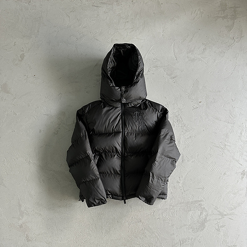 293¥Shooters Detachable Hooded Puffer jacket-triple black
