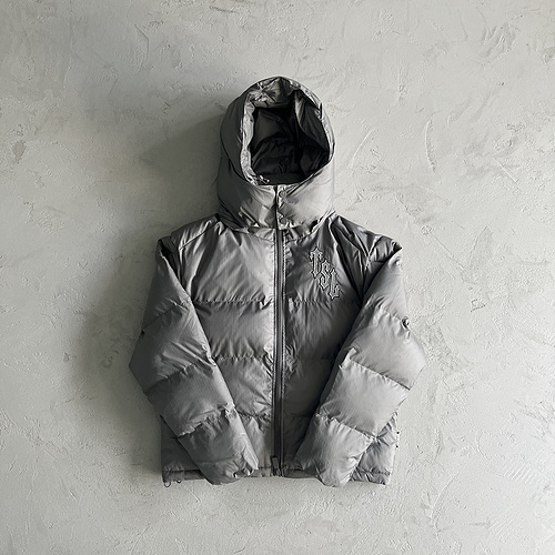 293¥ shooters detachable hooded puffer-grey 