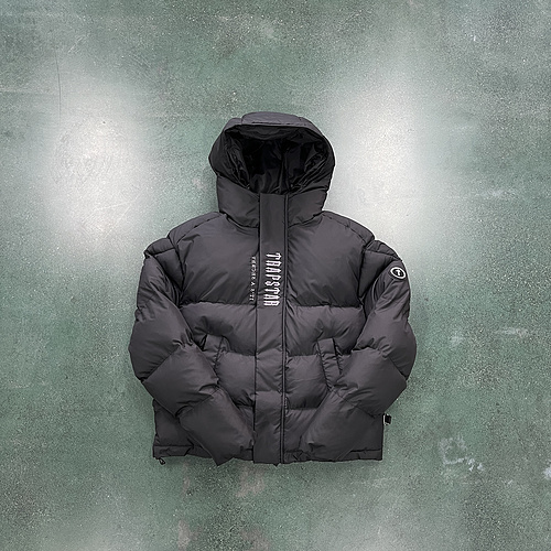 293¥ DECODED HOODED PUFFER 2.0 JACKET - BLACK 