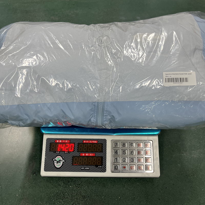 293¥ ICE BLUE HYPERDRIVE DETACHABLE HOOD PUFFER JACKET | Yupoo - Image 3