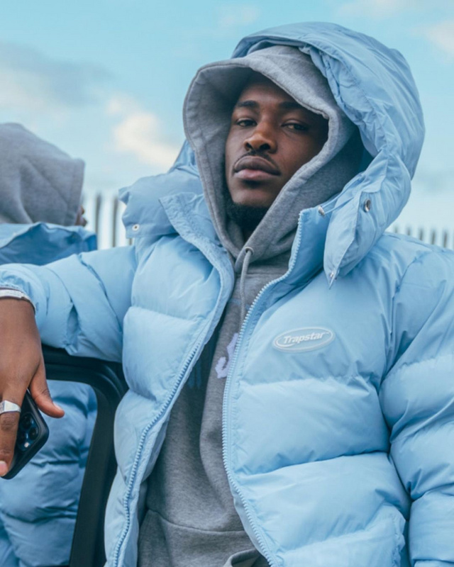 293¥ ICE BLUE HYPERDRIVE DETACHABLE HOOD PUFFER JACKET | Yupoo - Image 24