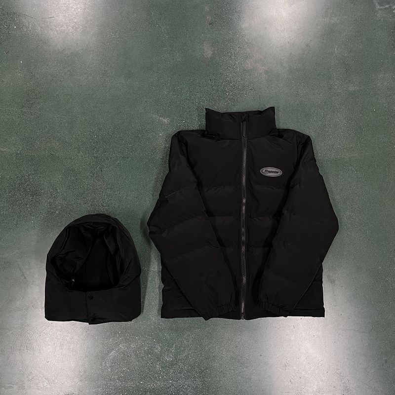 293¥ TRIPLE BLACK HYPERDRIVE DETACHABLE HOOD PUFFER JACKET | Yupoo - Image 7