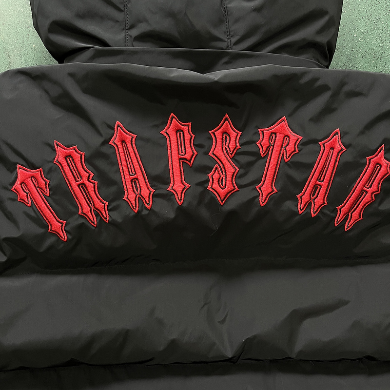 293¥ DETACHABLE HOODED PUFFER JACKET-Black Red | Yupoo - Image 22