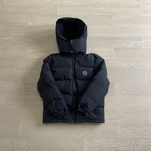 293¥ Dark Metal Buckle Irongate Jacket Detachable Hood 