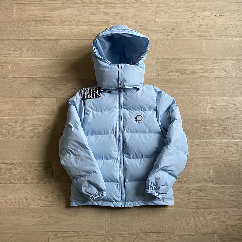 293¥  DETACHABLE HOODED PUFFER JACKET - ICE BLUE | Yupoo - Image 3