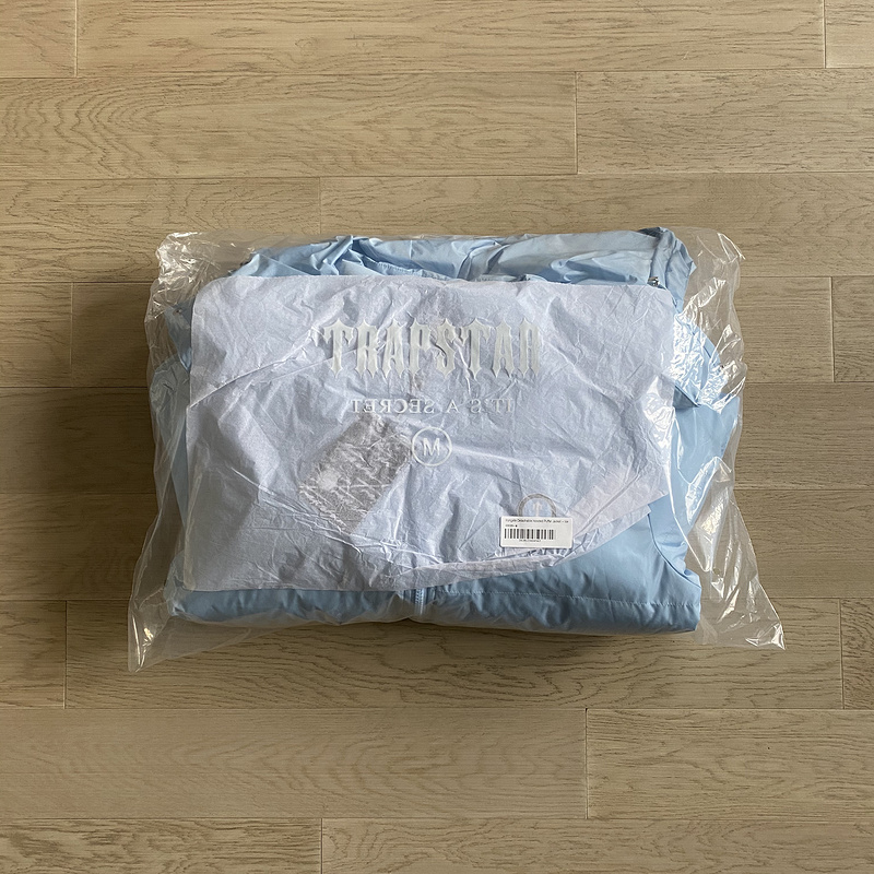 293¥  DETACHABLE HOODED PUFFER JACKET - ICE BLUE | Yupoo - Image 5