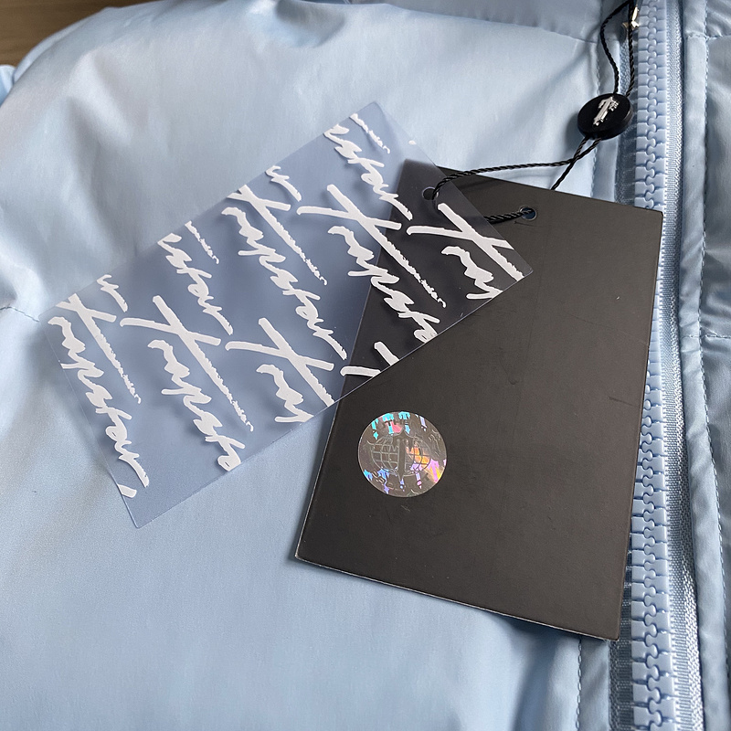 293¥  DETACHABLE HOODED PUFFER JACKET - ICE BLUE | Yupoo - Image 10