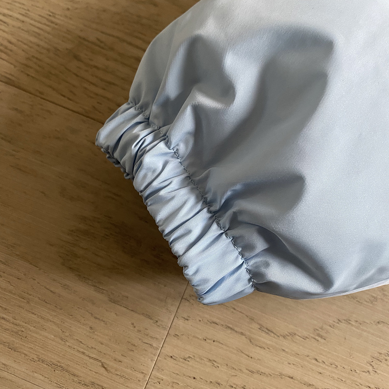 293¥  DETACHABLE HOODED PUFFER JACKET - ICE BLUE | Yupoo - Image 18