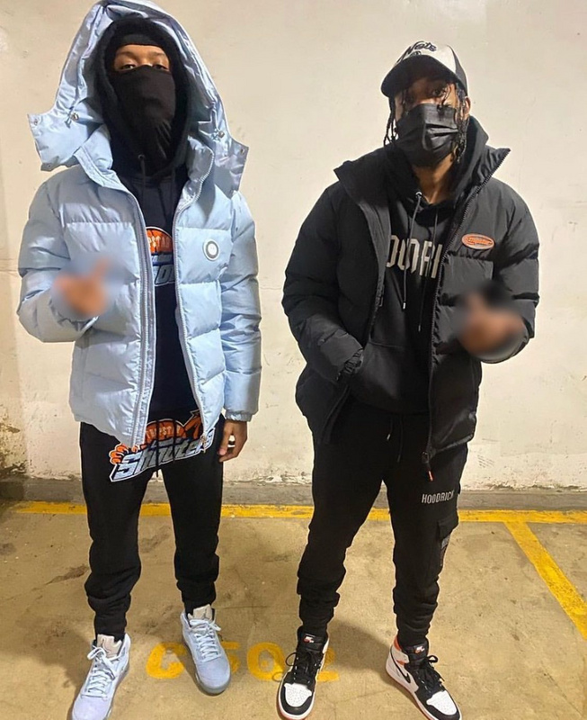 293¥  DETACHABLE HOODED PUFFER JACKET - ICE BLUE | Yupoo - Image 28