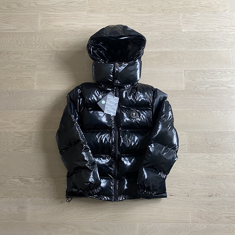 293¥  Shiny Black Irongate Jacket Detachable Hood | Yupoo - Image 3