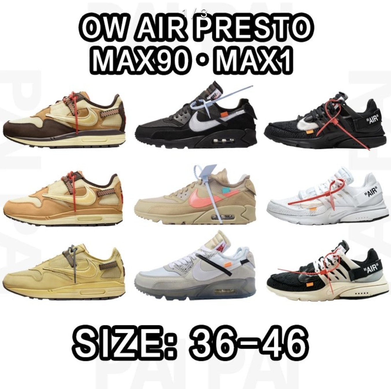 OW Presto-MAX90-MAX1 size：36-46