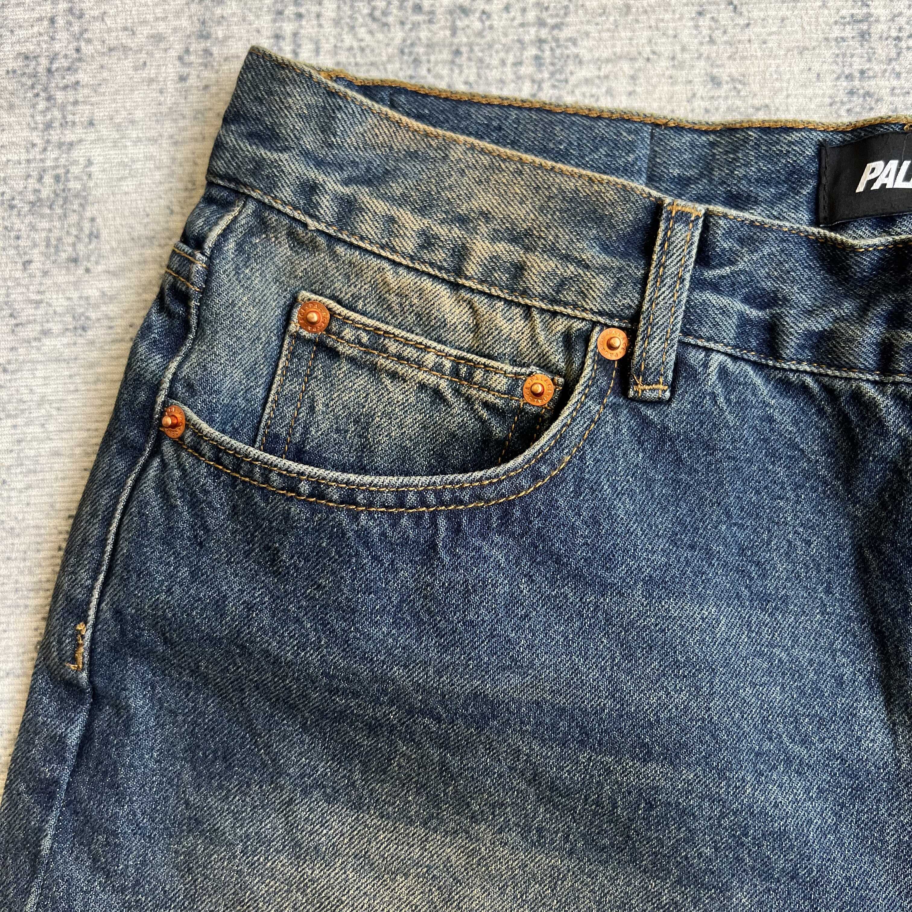 Pa P90 BAGGY JEAN SAND WASH INIDGO - Image 15
