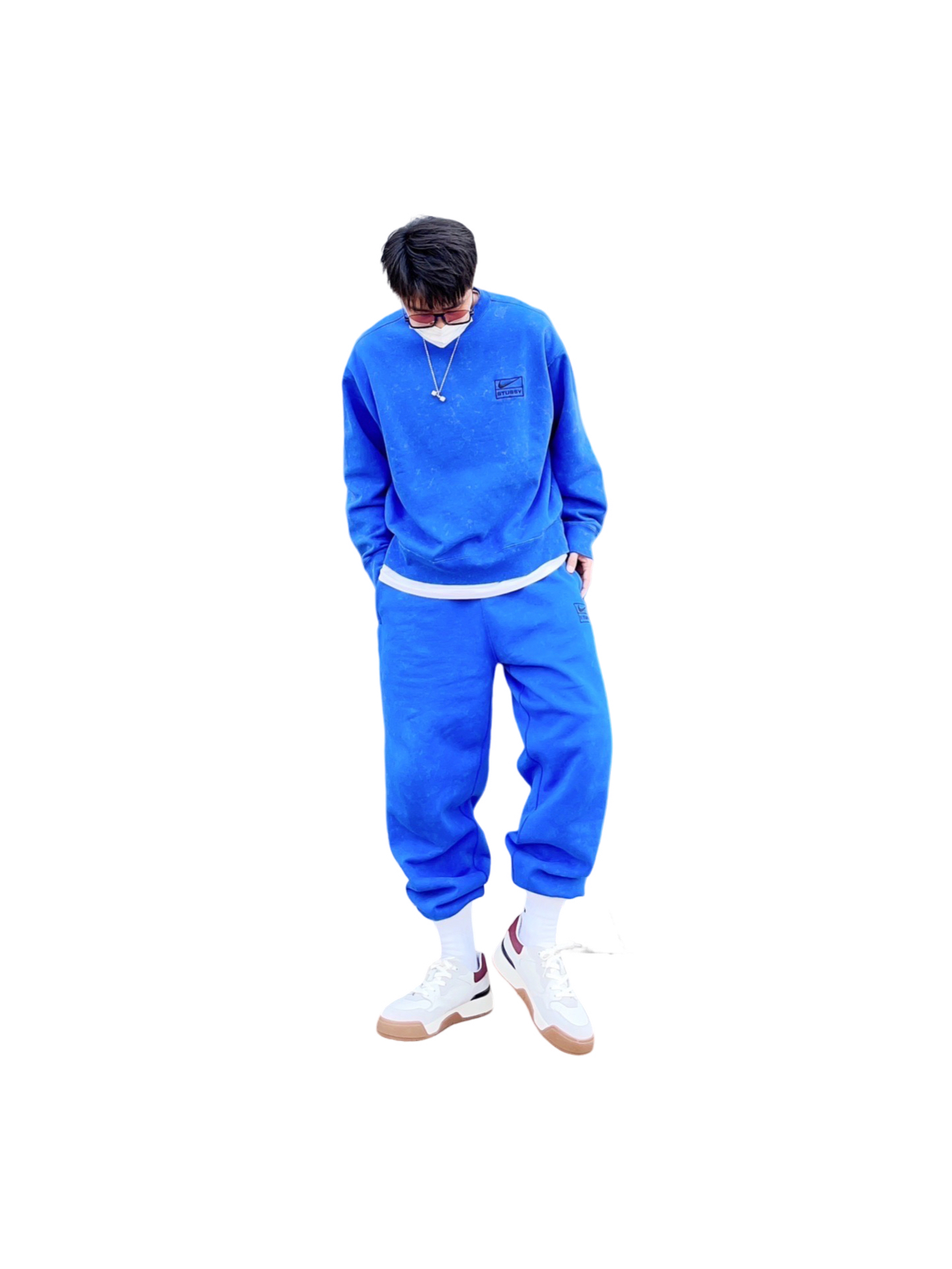 Stussy 22FW Tracksuit bule - Image 3