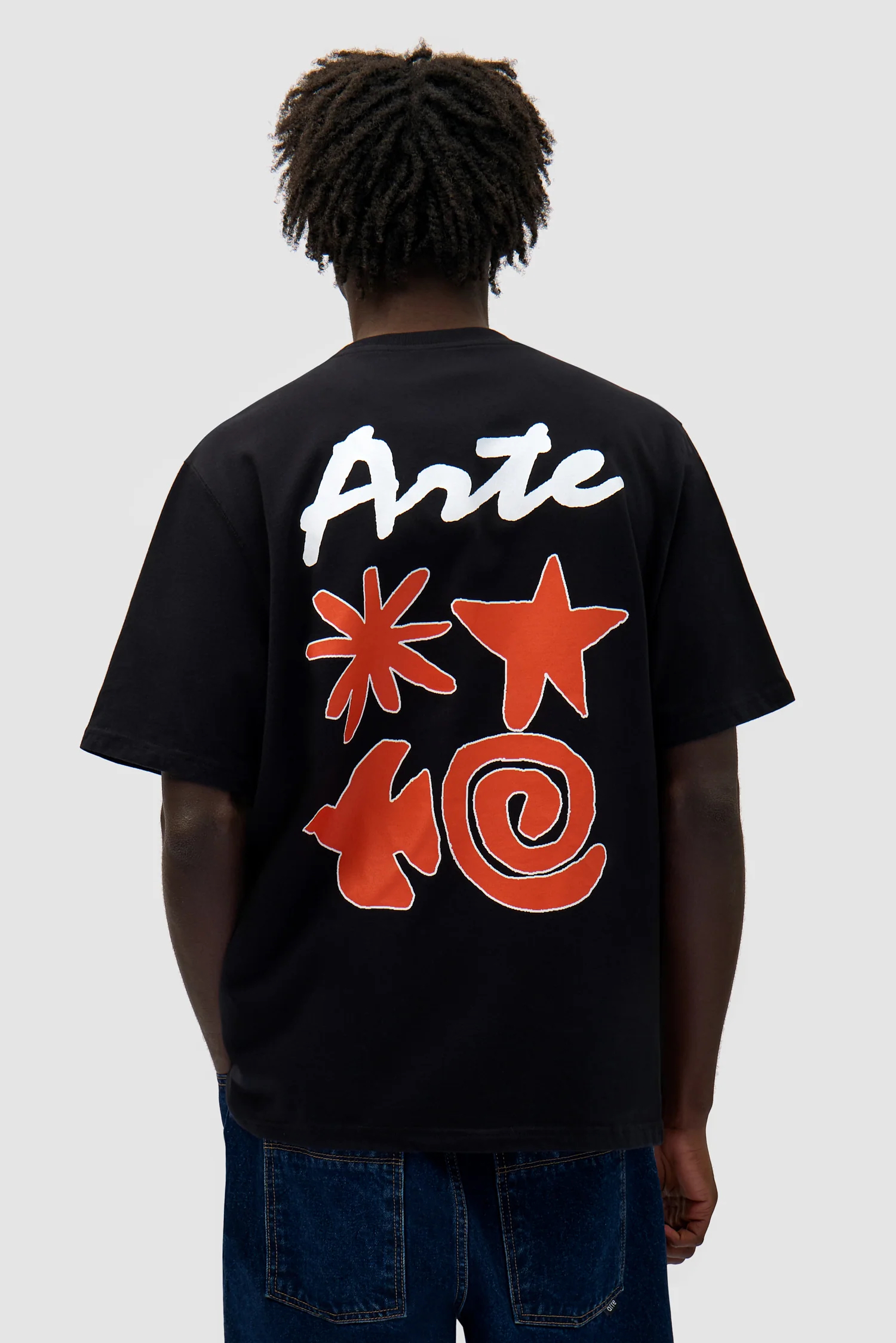Arte Antwerp Elements Print T-Shirt Black - Image 2