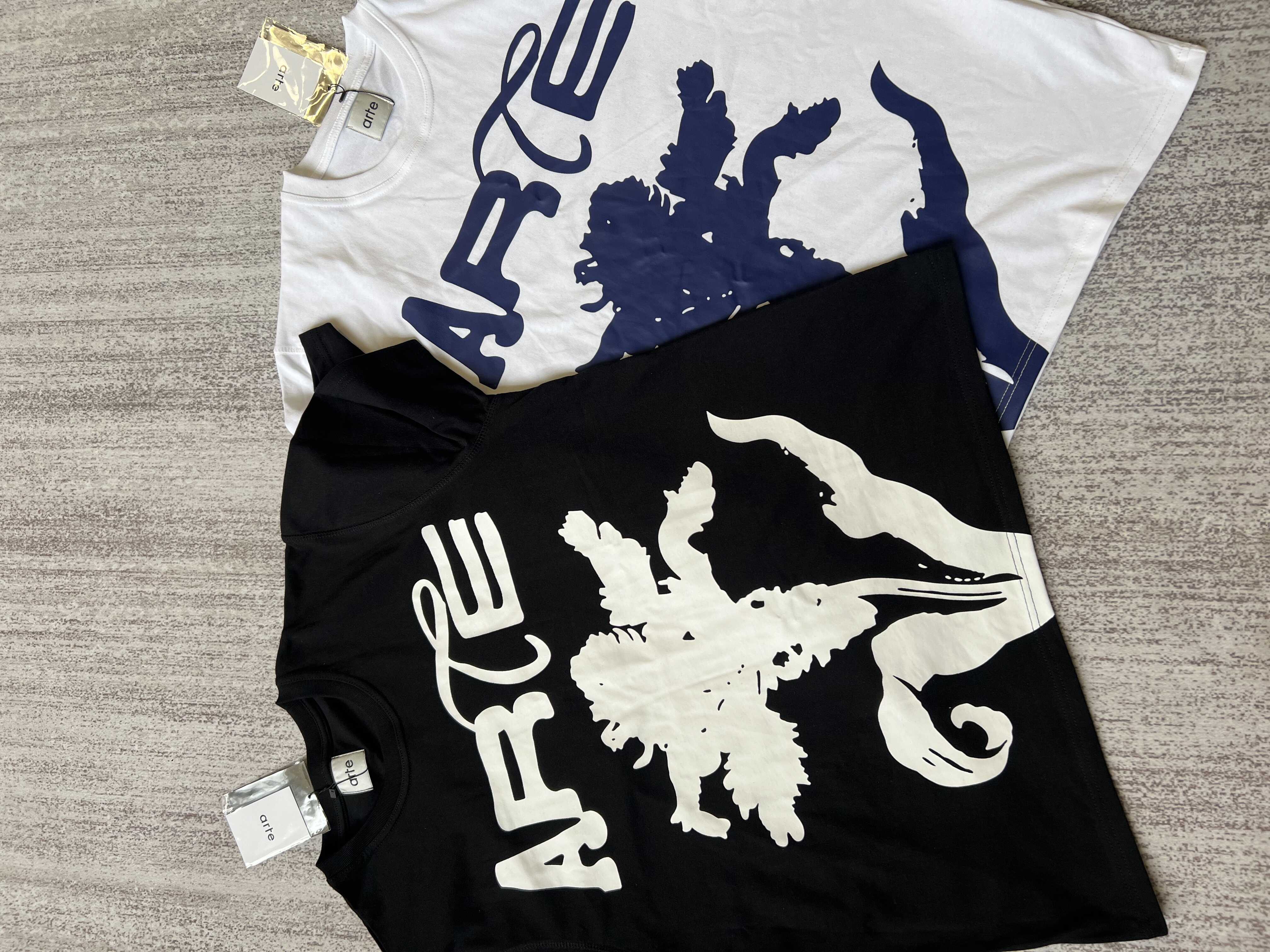 Arte Antwerp Men's white cotton big Arte Antwerp Men's white cotton big flower T-shirtT-shirt - Image 7