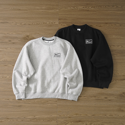 150 🔥 Nike x Stussy 方块标圆领卫衣