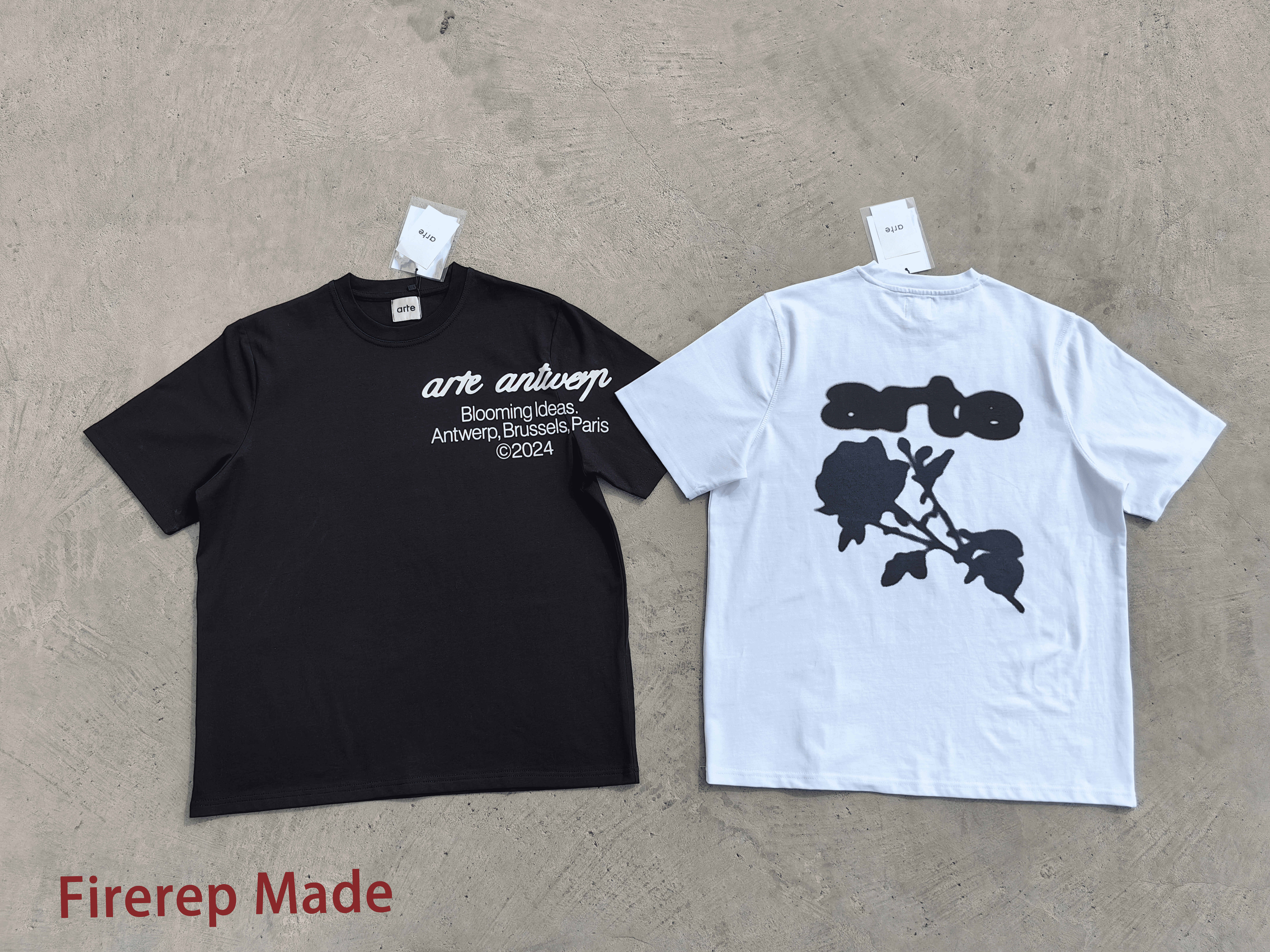 Arte Blur Flower T-shirt - Image 3