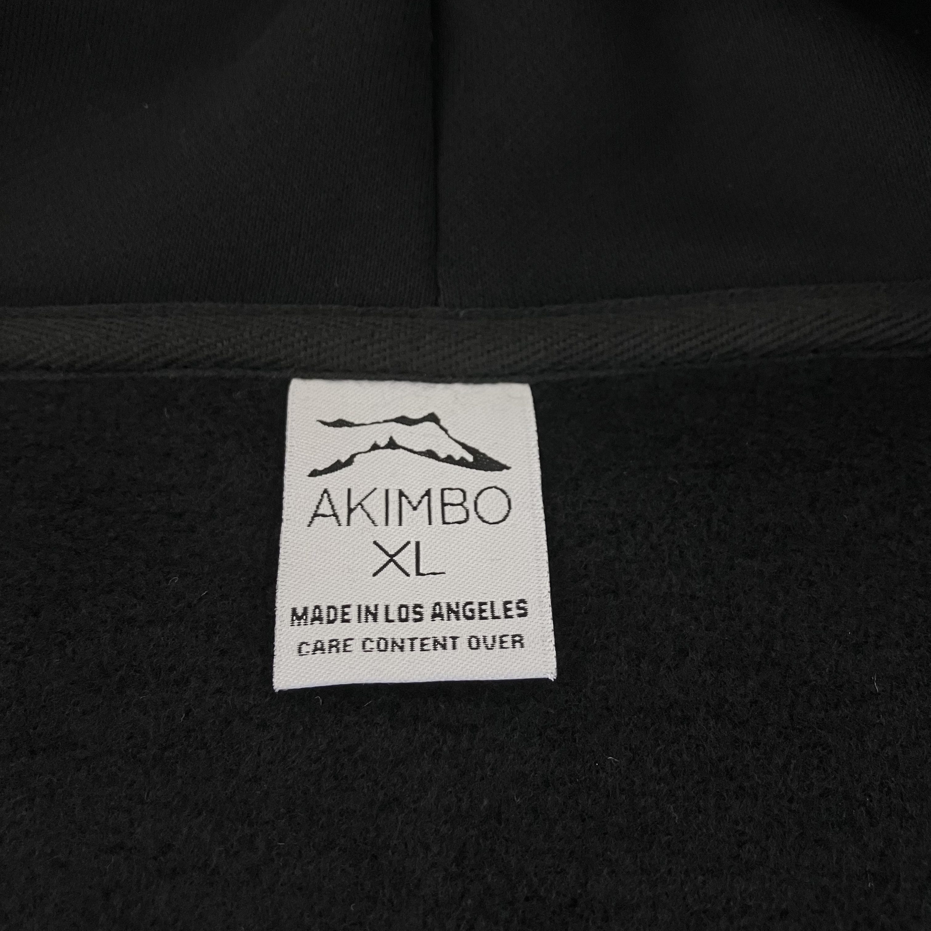 Akimbo club zip up hoodie black - Image 10