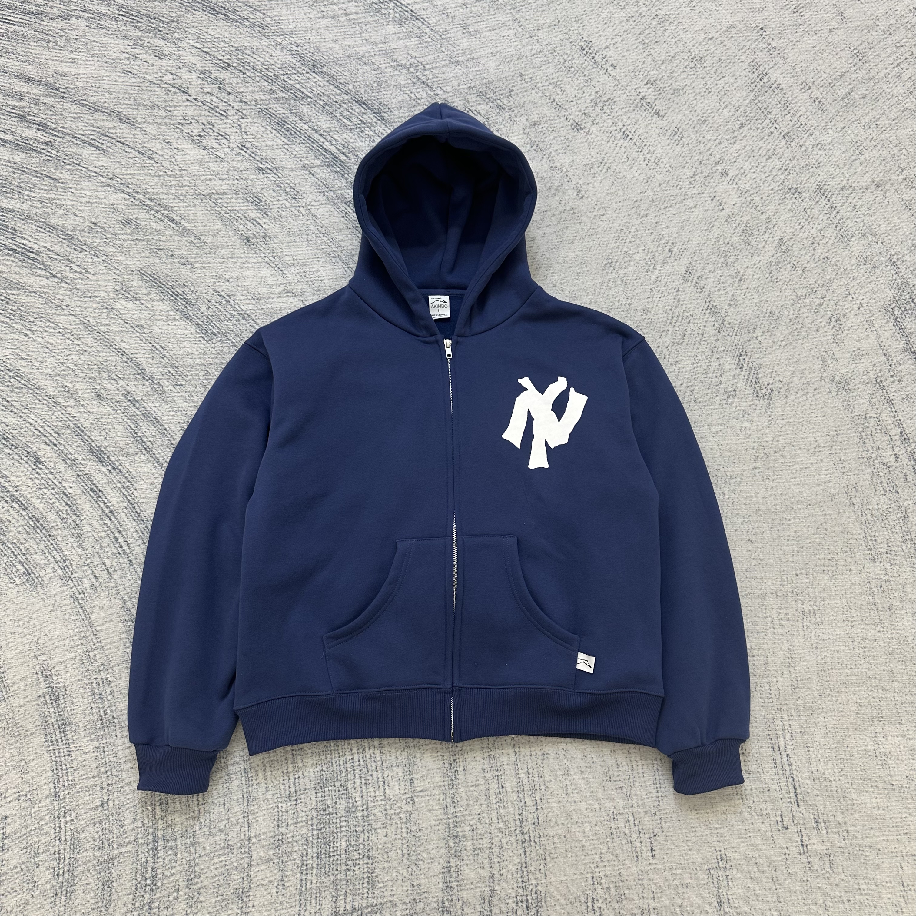 Akimbo club zip up hoodie