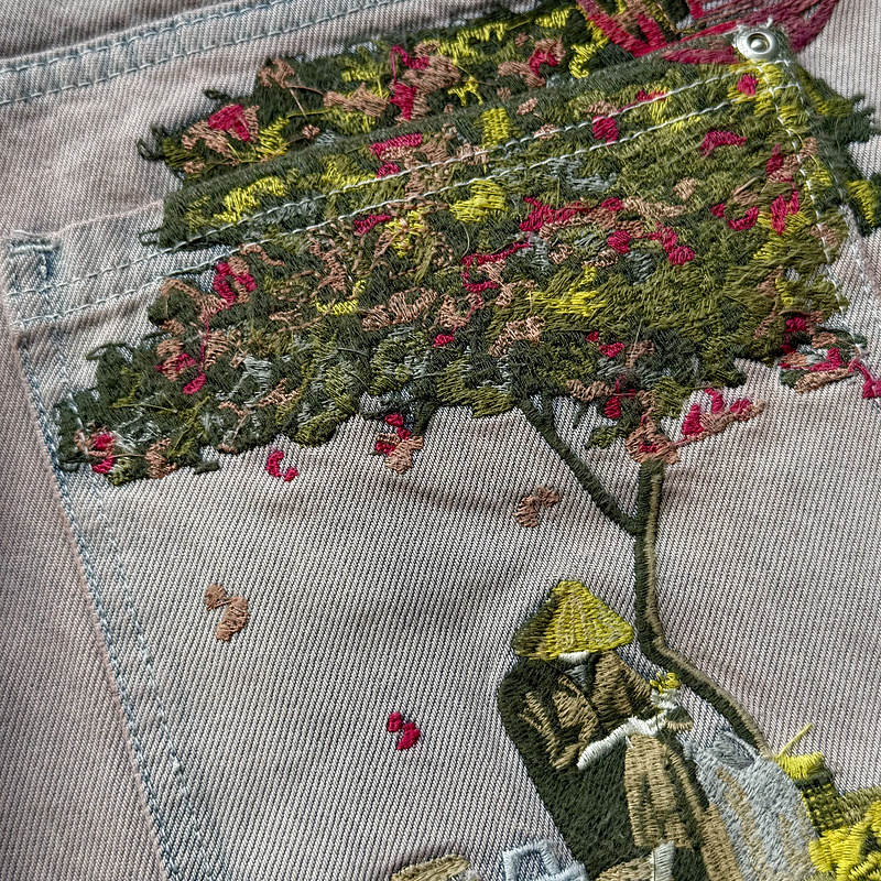 Der*chutze "lotus" denim faded rose | Yupoo - Image 8