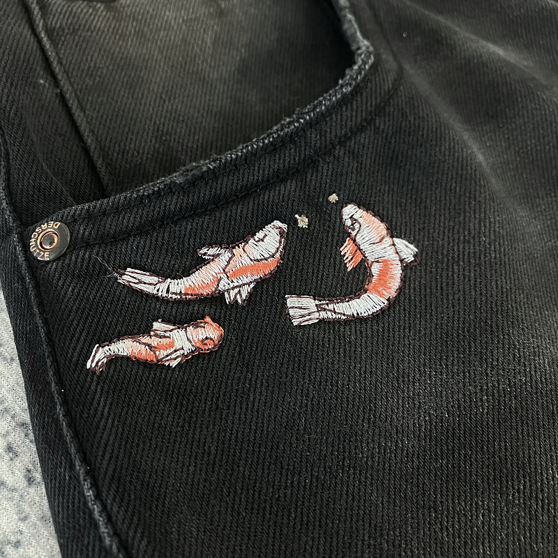 Der*chutze koi fish Jeans v1 | Yupoo - Image 14