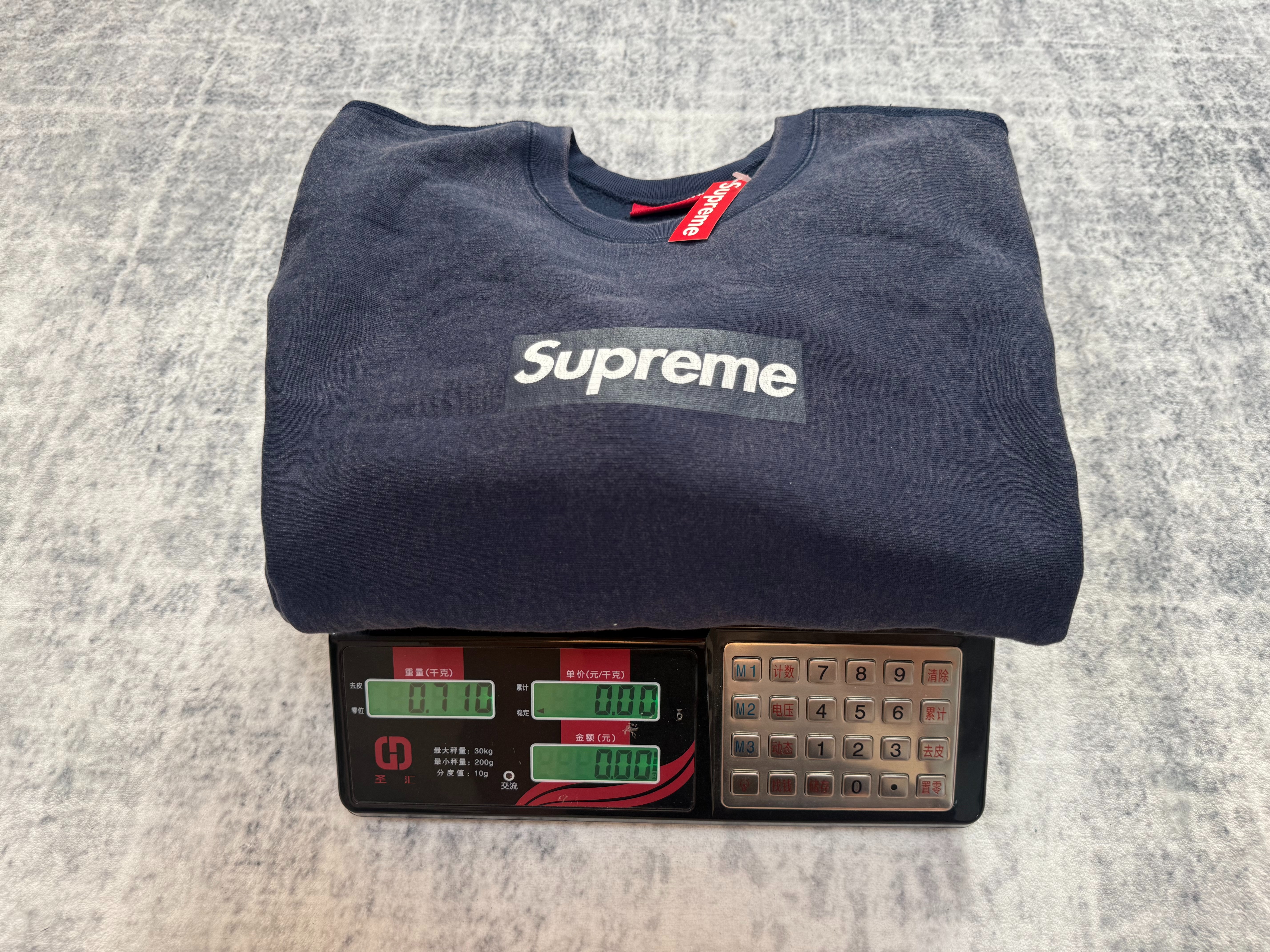 sup boxlogo white black and navy blue - Image 25