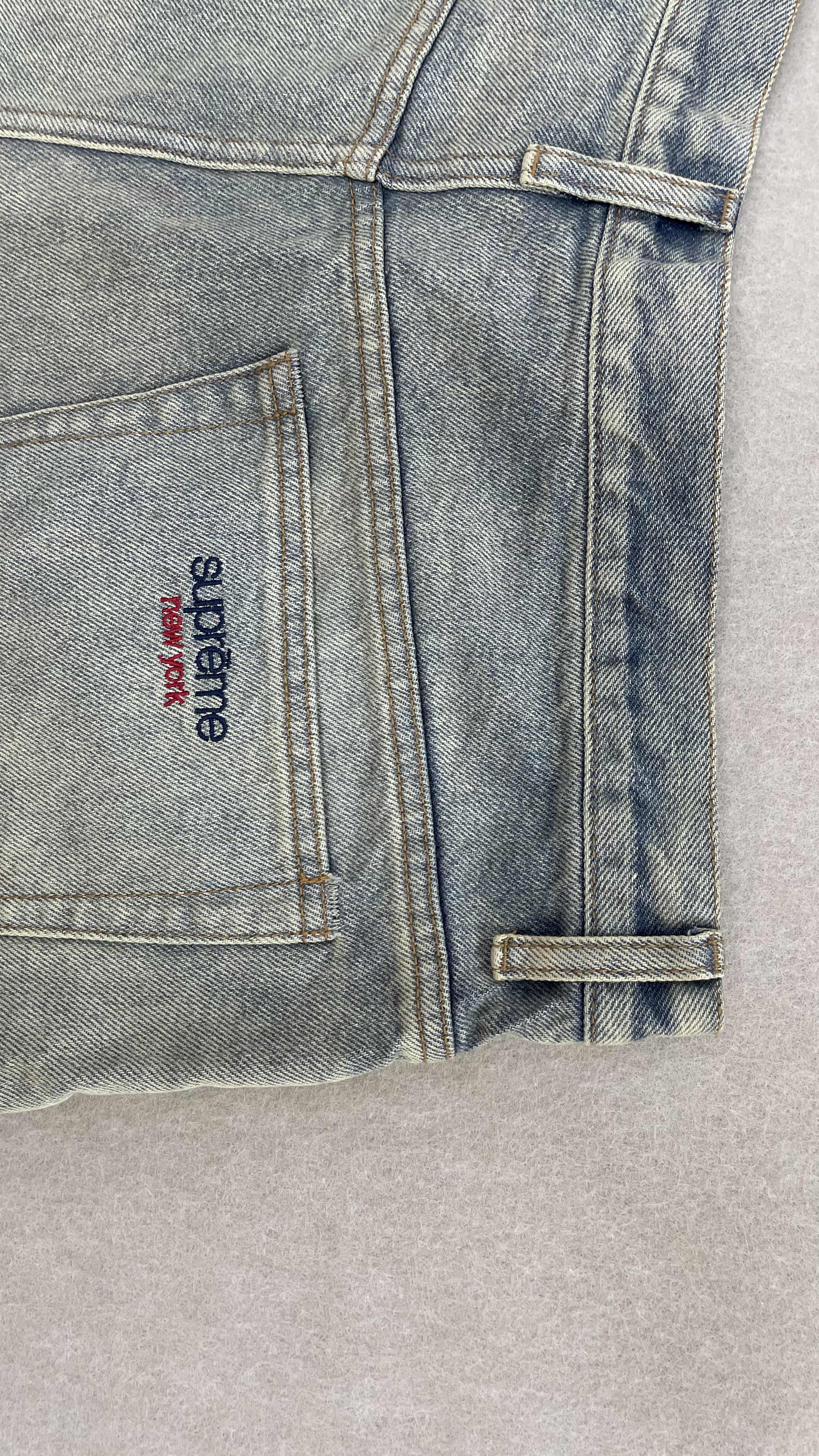 in stock sup dirty indigo jeans - Image 5