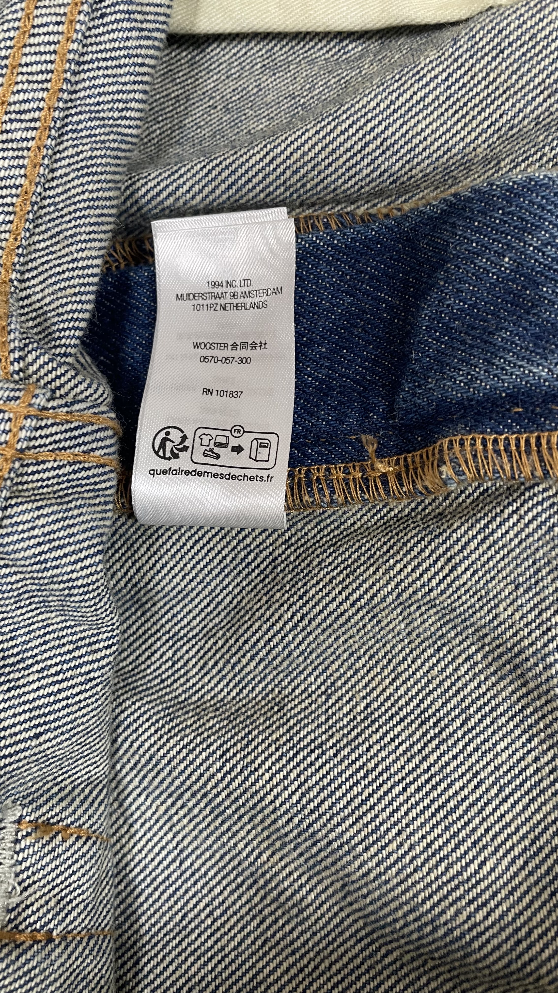 in stock sup dirty indigo jeans - Image 7