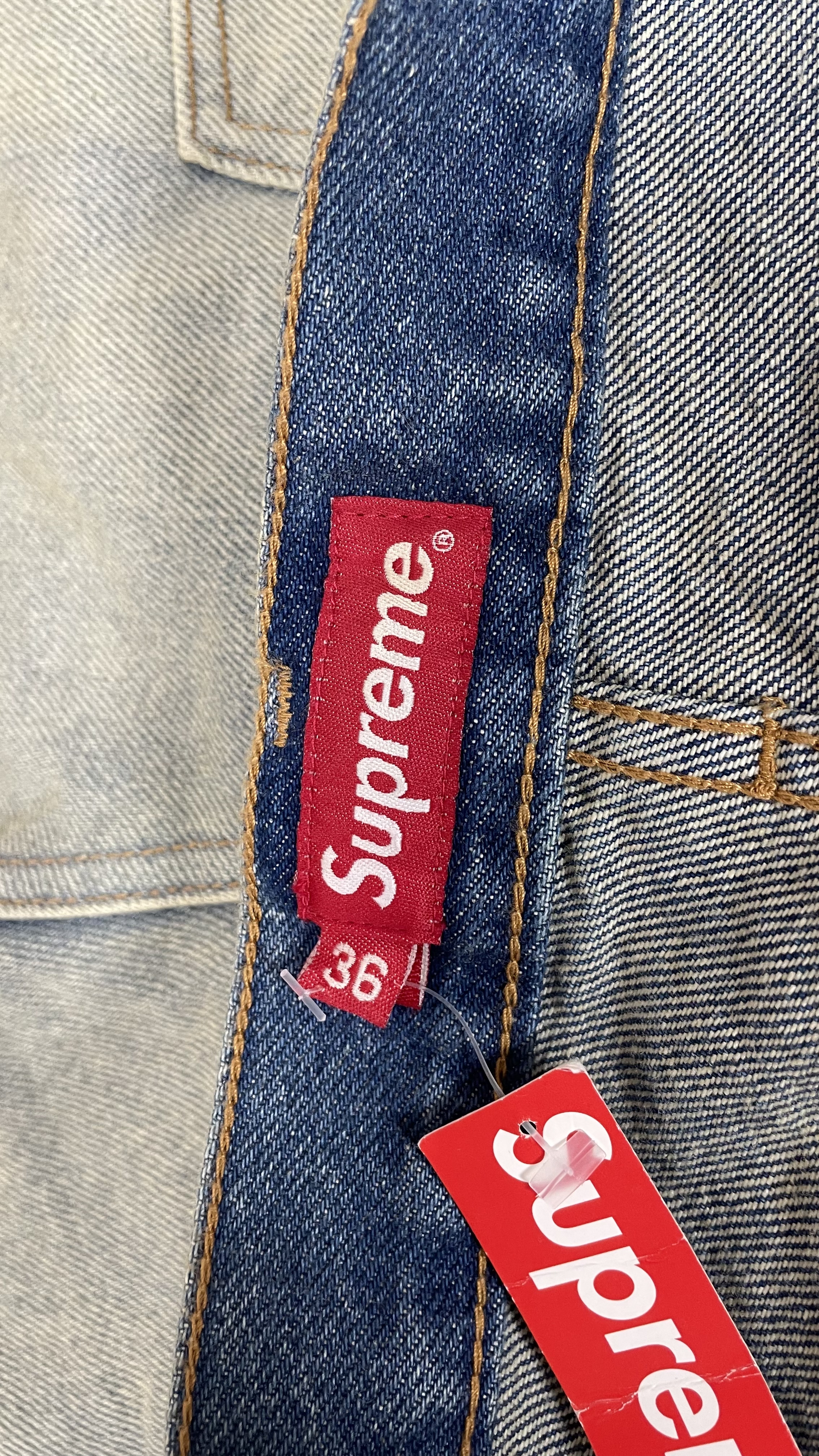 in stock sup dirty indigo jeans - Image 11