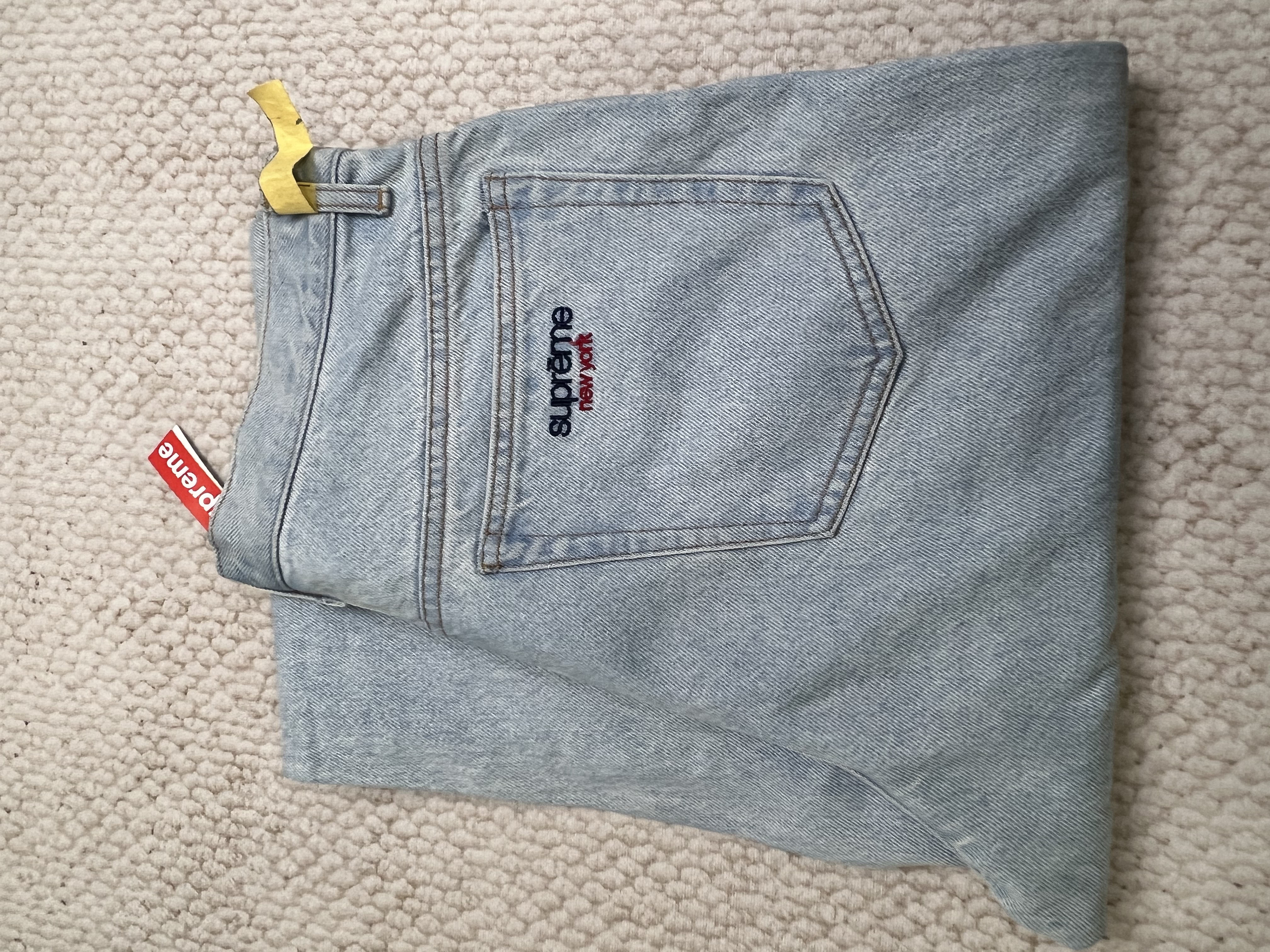 sup baggy jean blue and black - Image 4