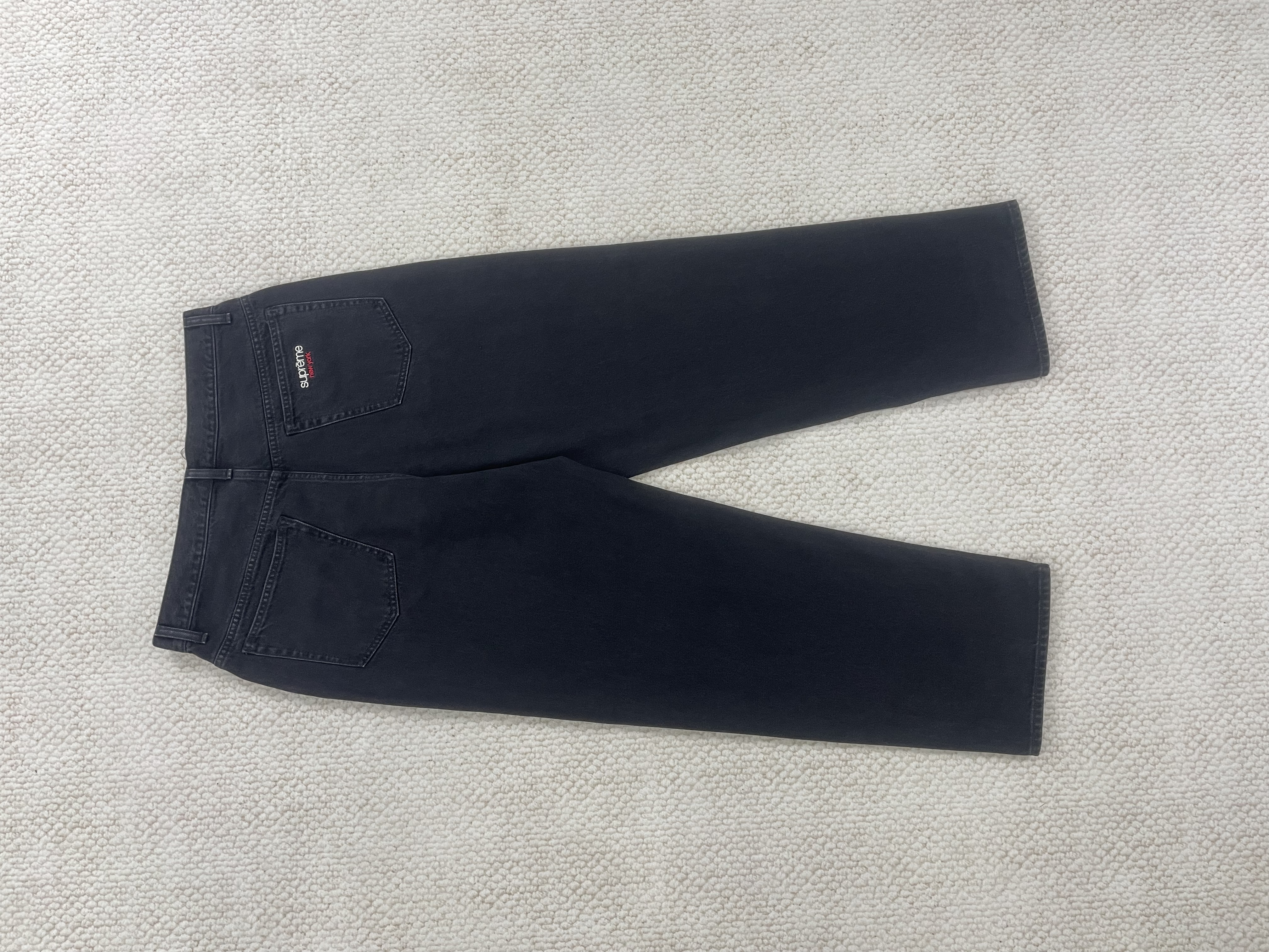 sup baggy jean blue and black - Image 11