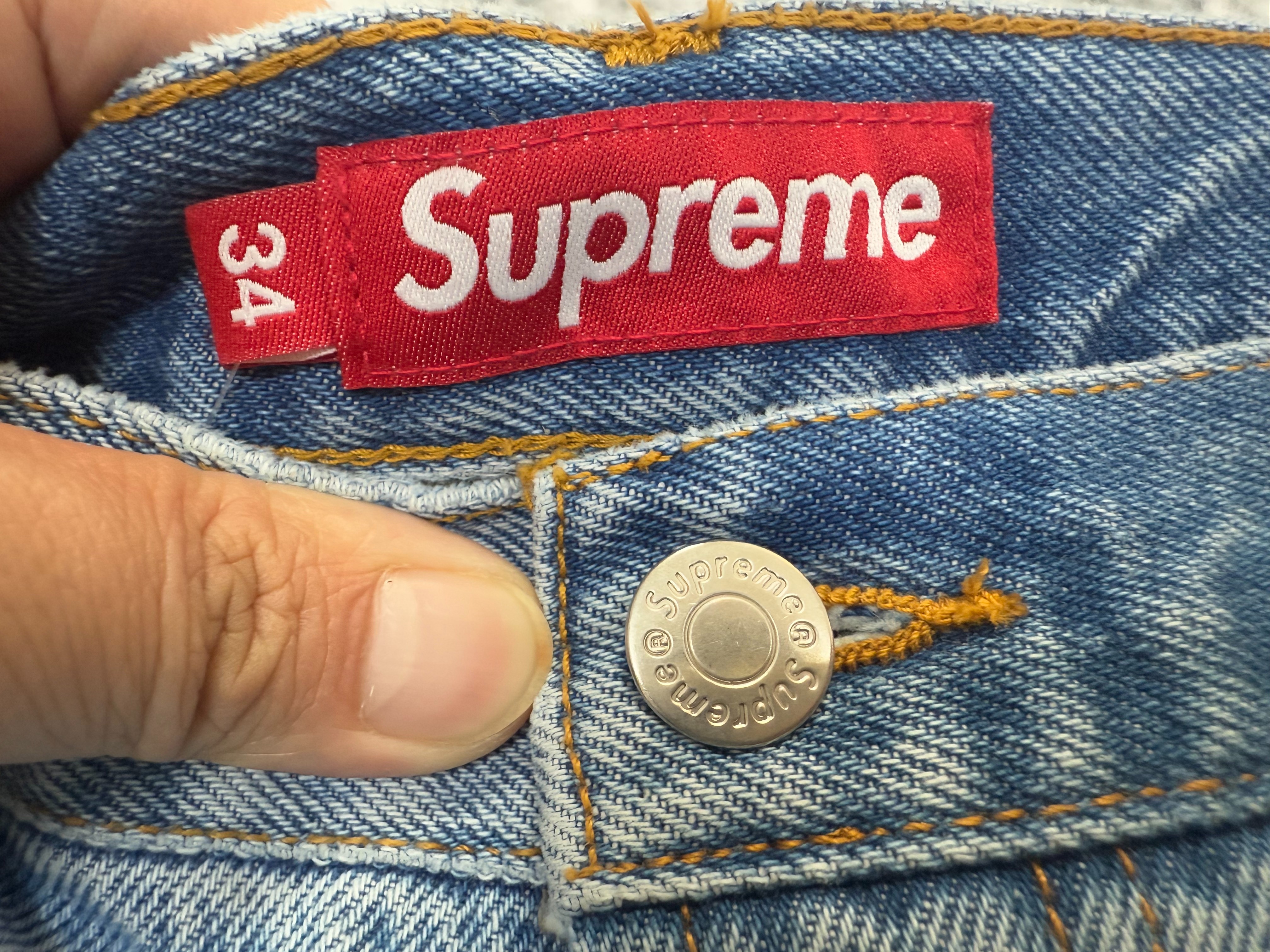 sup baggy dark blue jean - Image 3
