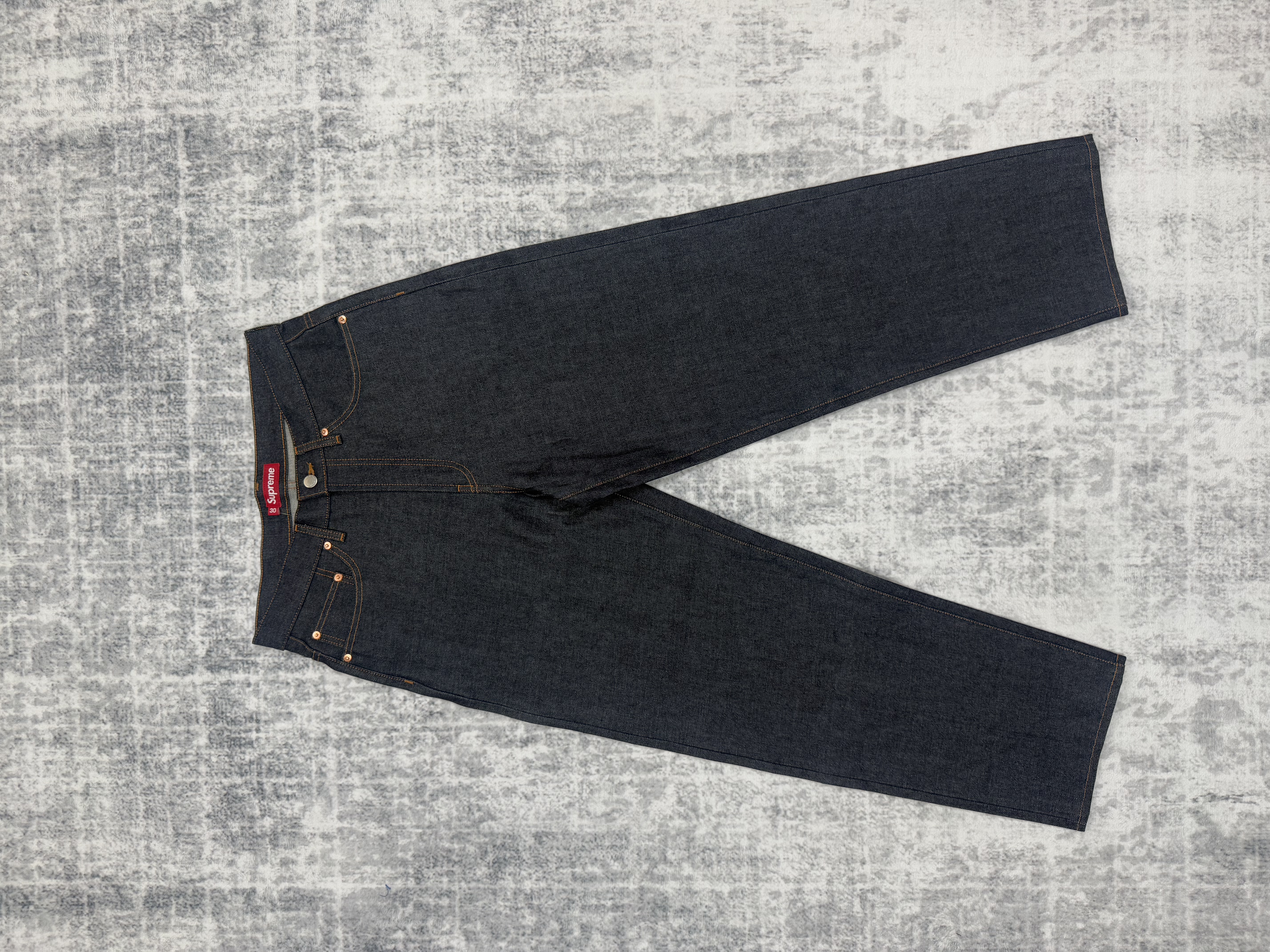 sup baggy jean denim black