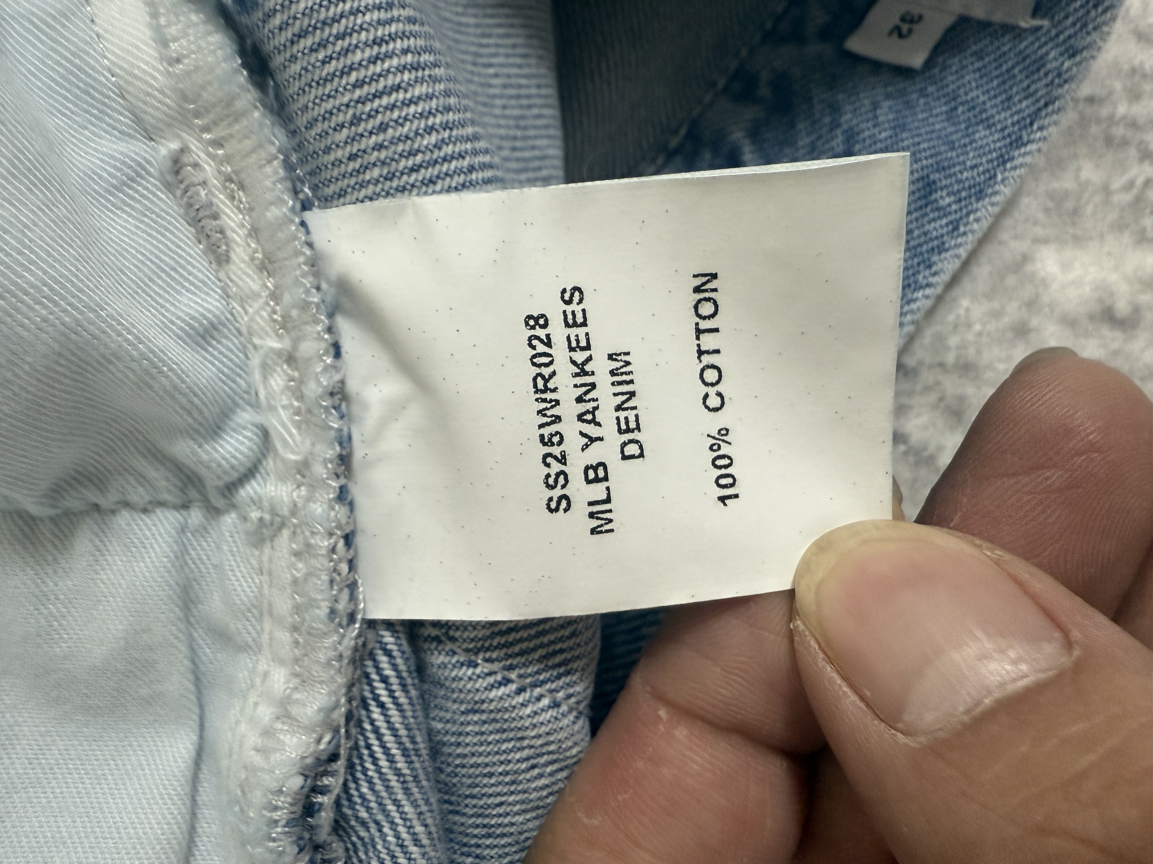 A 蓝色牛仔短裤 shorts - Image 5
