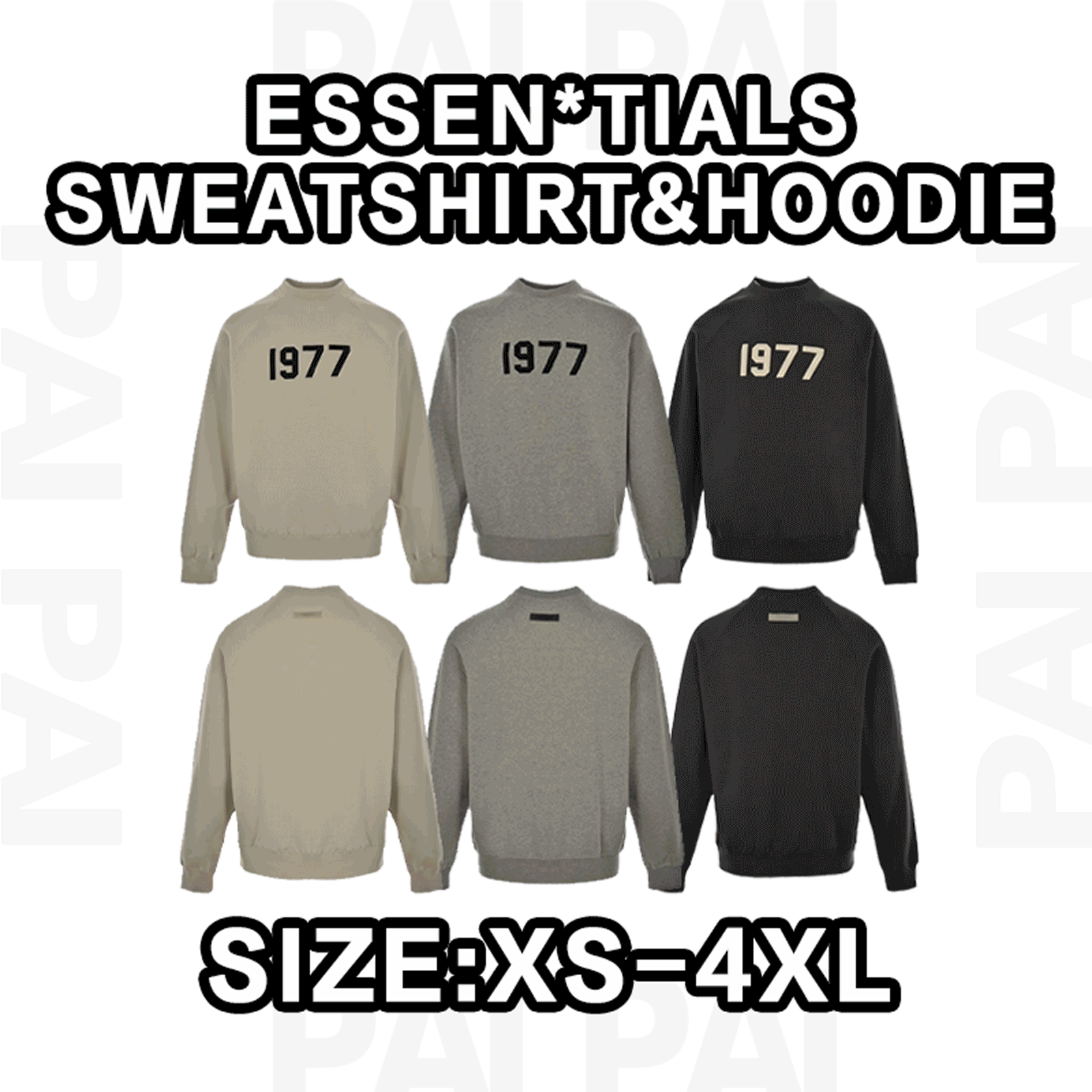 ESSENTIALS SWEATSHIRT&HOODIE