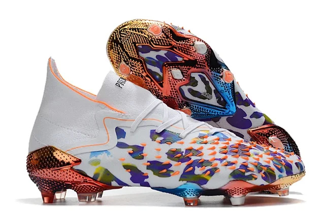 adidas Predator Freak + Vegan FG Paul Pogba X Stella McCartney - Footwear White/Core Black/Signal Orange LIMITED EDITION