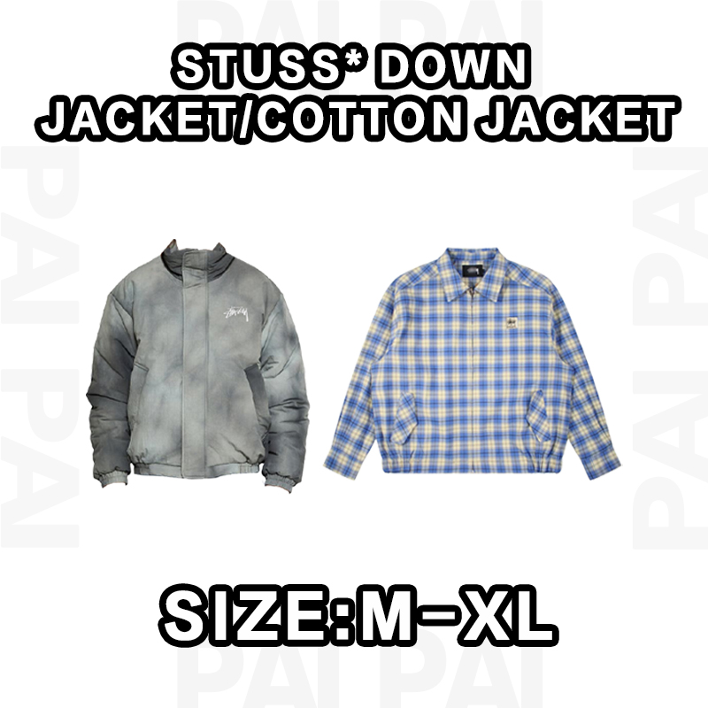 STUSSY DOWN JACKET/COTTON JACKET